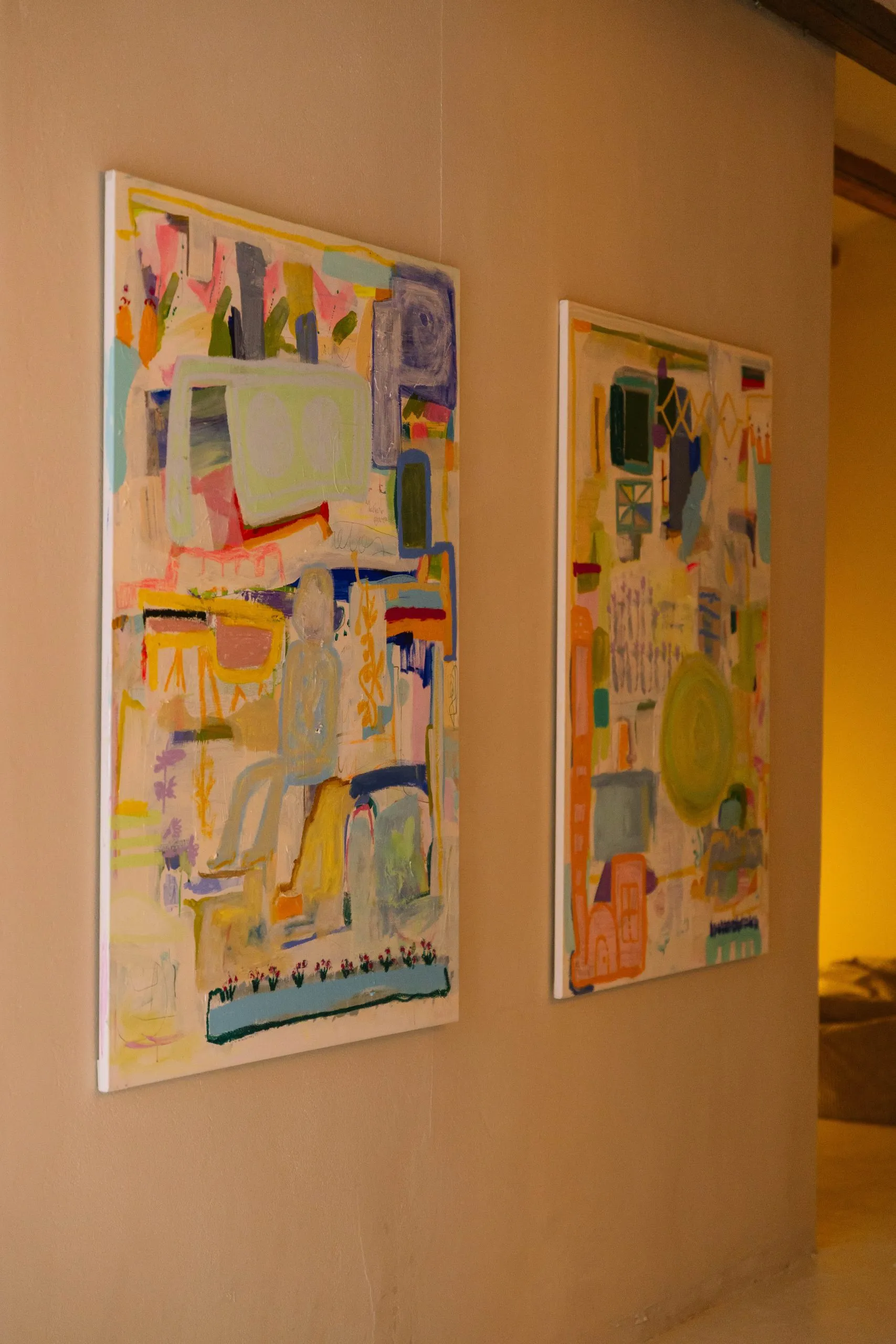 Obras de arte expuestas en Casa Lenta